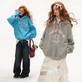 Casual hooded sweatshirt